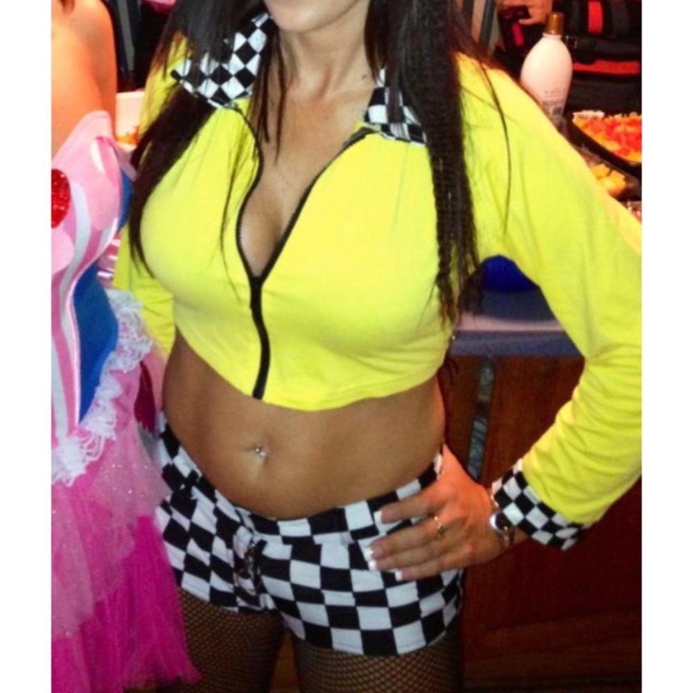 Sexy Race Girl Costume Bundle / Boots